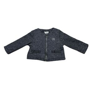 Calvin Klein Jeans | Baby Girl Charcoal Jacket | 6-9M